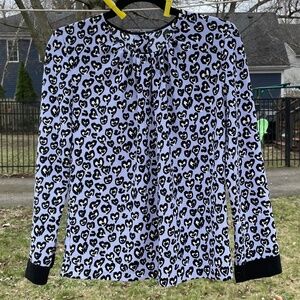 Sandro Heart Print Top